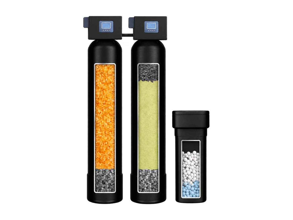 Harborline dual-tank private well water treatment system